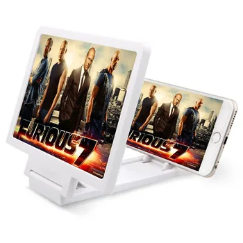 

3D HD zoom Magnifying Glass Screen Phone Folding HD Amplifier 3D Movies Stand