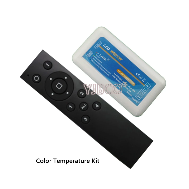 JM-DS02 2,4G Группа дистанционного управления CT/RGB/RGBW светодиодный пульт дистанционного управления RF пульт дистанционного управления для 5050 3528 5630 RGB светодиодный светильник, DC12-24V - Цвет: JM-DS02