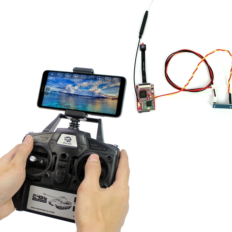 Беспроводная Wi-Fi камера FPV/кронштейн для Мобильный телефон HengLong 6 0/6 0 S/6 1/6 1 S