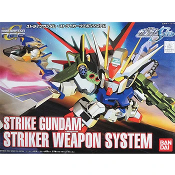 

Original Bandai SD BB 259 perfect STRIKE Full equipment empty strike Gundam Assembly Action Figureals Model Dolls