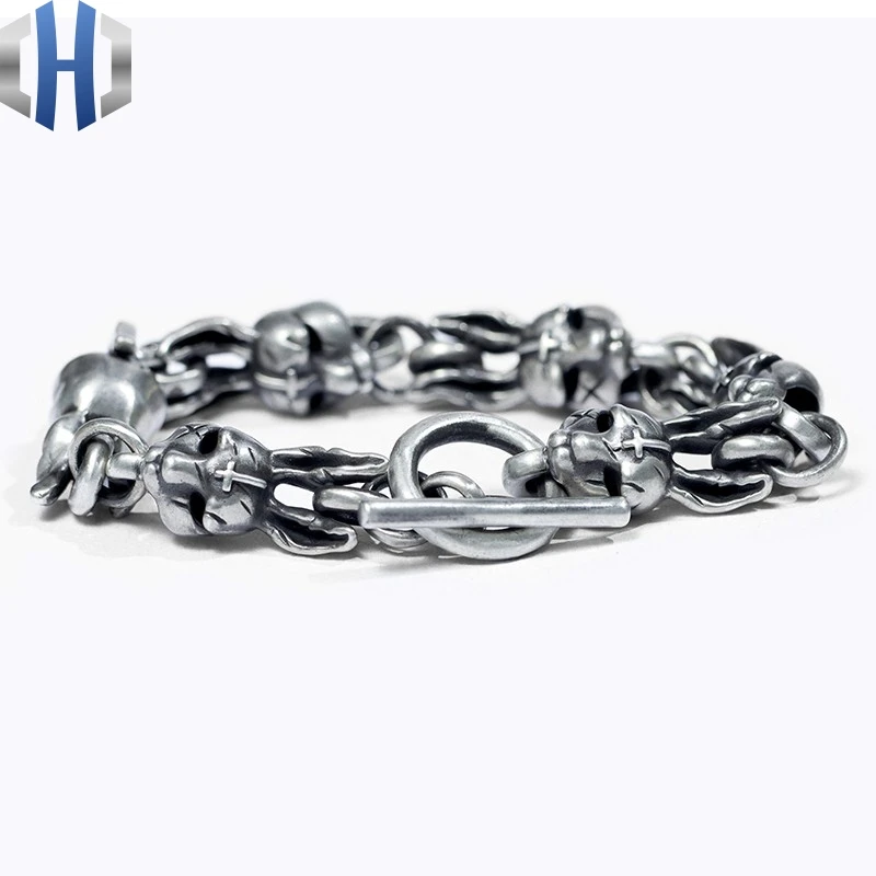 

Original Design Handmade Silver Rabbit Bracelet Personality Rabbit 925 Silver Bracelet Cross Rabbit Bracelet