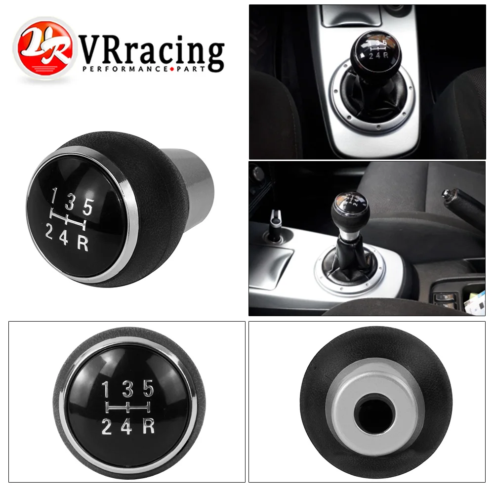 VR Car Styling Genuine Part 5 MT Gear Shift Knob Fit For Mitsubishi