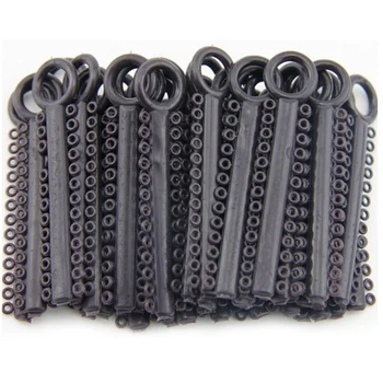 

JETTING 20pcs/pack Dental Orthodontic Ligature Grey/Transparent/Black Elastomeric Ligature Ties Elastic Rubber Bands Teeth Tools