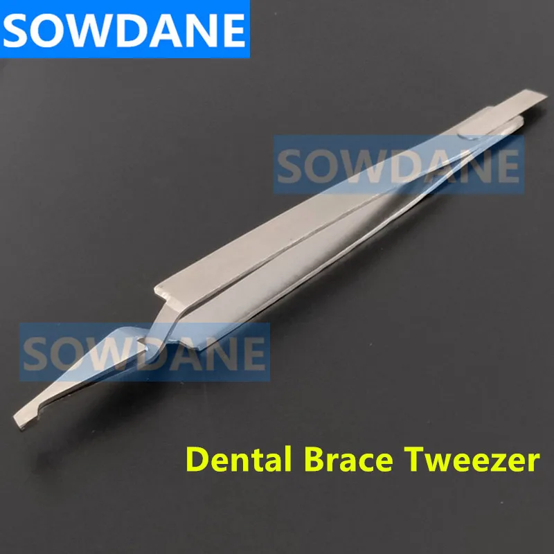 Dental Oral Care Tweezer Orthodontic Bracket Bonding Tweezer Brace