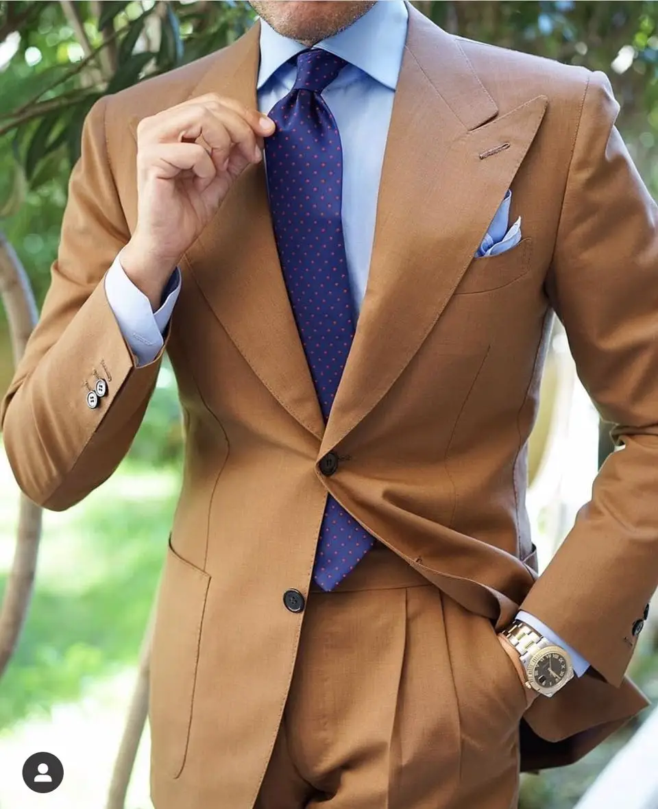 Blazer+Pants Suit Sets Men 
