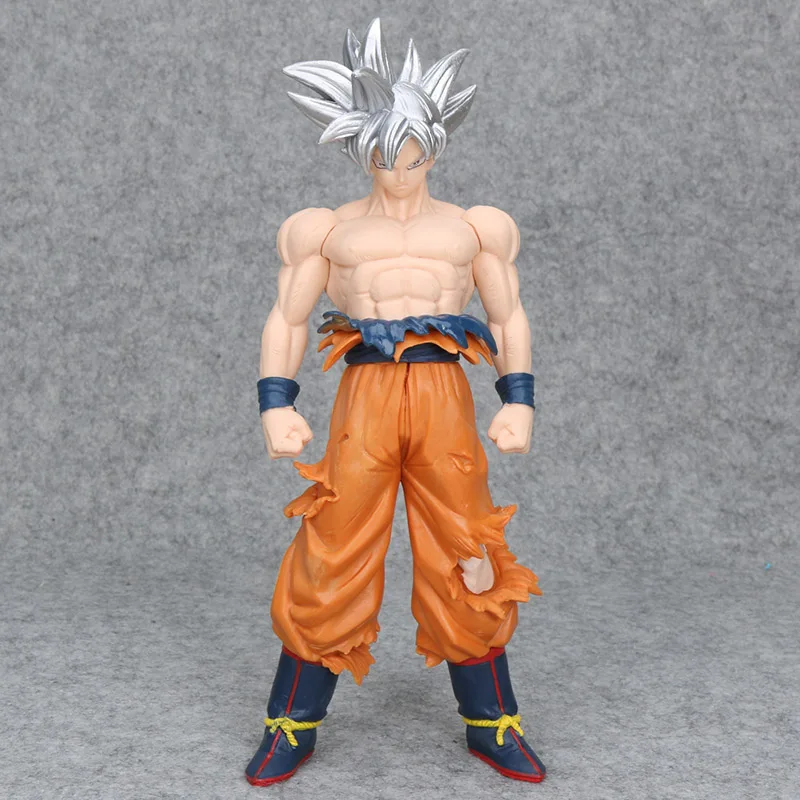Dragon Ball Z Super Saiyan broli Broly Full Power Brolly PVC Figure Collectible Model Toy Movie Ver. Green Hair VS Goku Broli - Цвет: Небесно-голубой