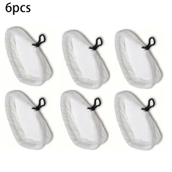 

6PCS Washable Microfiber Mop Pads For Aldi 59322 1500W Steam Mop Cleaner Machine Washable Reusable