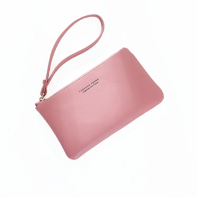 

WOMEN'S Wallet Korean-style Wallet Solid Color Large Capacity Purse
