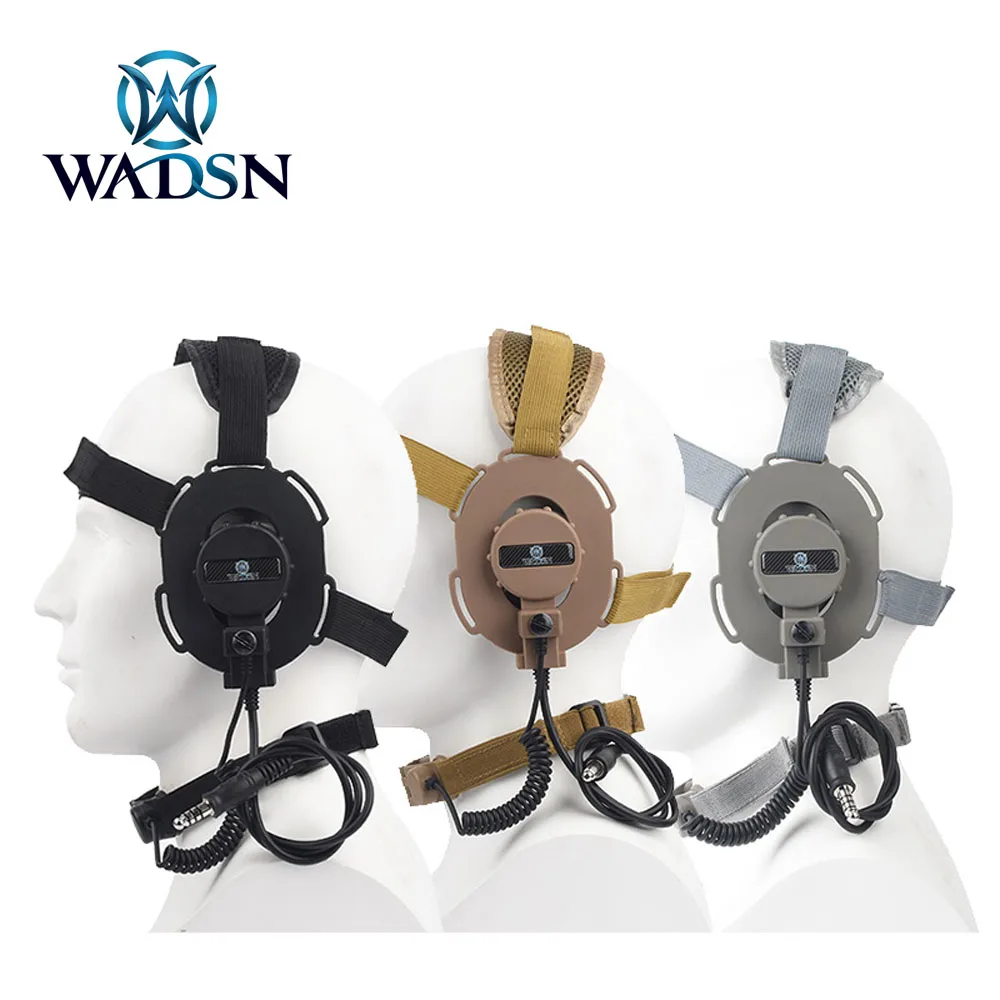 

Airsoft wBowman III Tactical Headset With Throat Microphone Hunting Military Wargame Communication Headphone Laryngophone