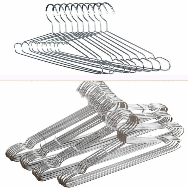 45cm Stainless Steel Strong Metal Wire Hangers Clothes Hangers