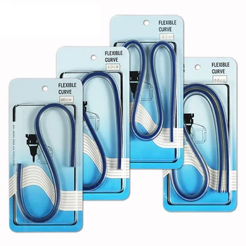 

30cm 40cm 50cm 60cm Measuring Drafting Maths DIY School Drawing Tool Flectional Tailors Easy Read Flexible Curve Ruler Office
