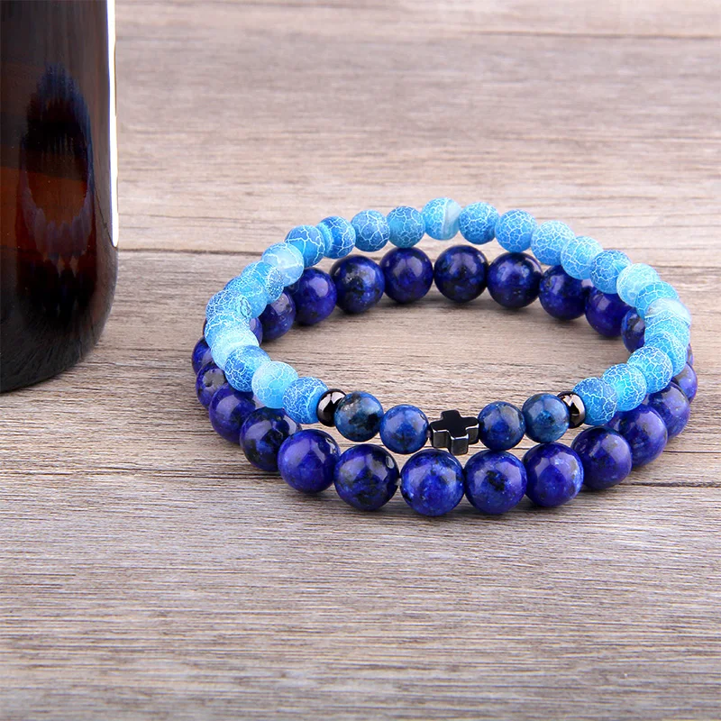 Браслеты дружбы для женщин натуральные полированные Бусы из родохрозита ...