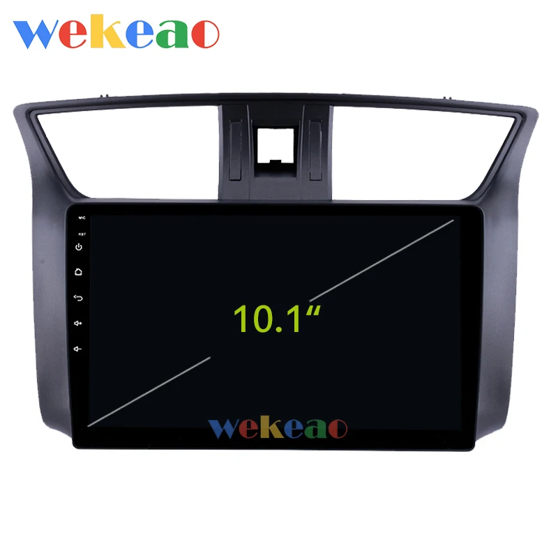  Wekeao Touch Screen 10.1'' Android 9.0 Car Radio Automotivo Car Dvd Player For Nissan Sentra Androi