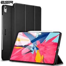 ESR, Магнитный флип-чехол для iPad Pro 12,9, из искусственной кожи, ультра тонкая прозрачная задняя крышка, трехкратный смарт-чехол для планшета, чехол для iPad