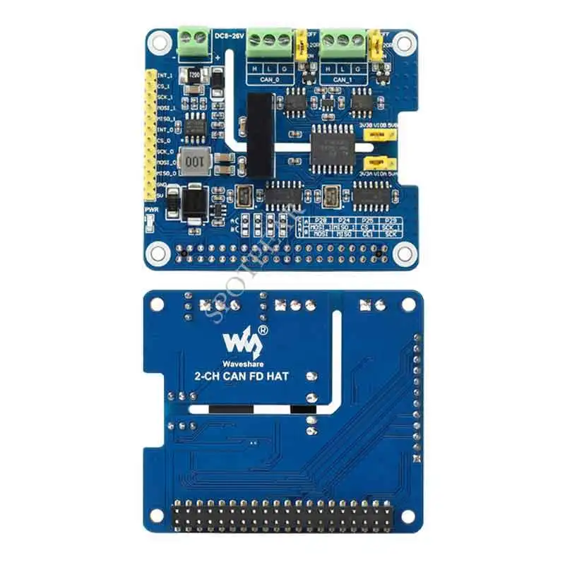 Raspberry pi 2-channel Isolado Pode fd Expansão Chapéu Multi Proteções para Raspberry pi - Imagem 3