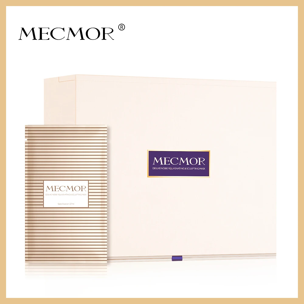 MECMOR Deluxe Noble Rejuvenating Sculpting Mask Repair Improve Lines Wrinkles All Natural Additive Free Organic 30pc 1