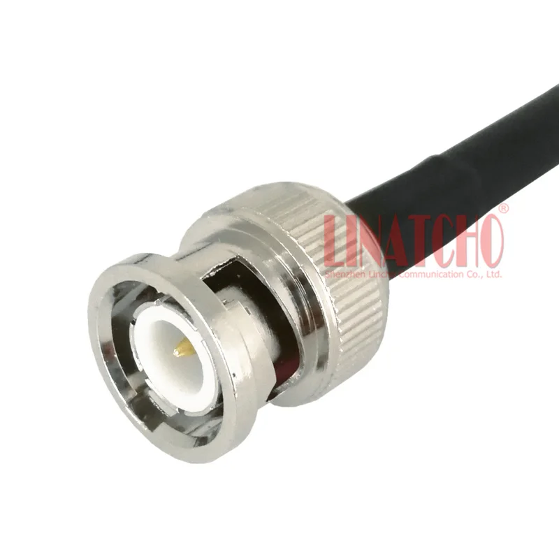 Длиной 1 метр 50OHM коаксиальный RG58U удлинитель антенны соединительный кабель N мужчины к BNC штепсельный разъем