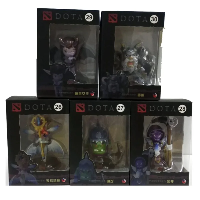 Экшн фигурки из ПВХ 5 шт./компл. DOTA 2|box napkins|box chaintoy refrigerator |
