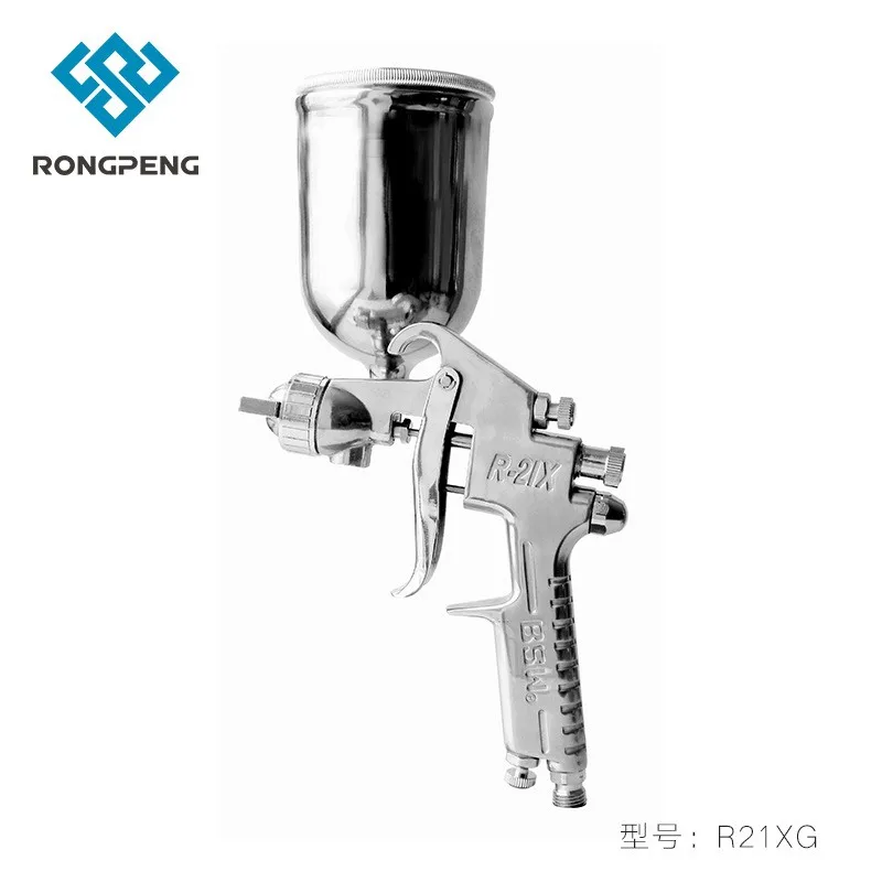 

Origin of goods Rongpeng pneumatic spray gun upper and lower pots pneumatic spray gun 1.5 caliber paint spray gun topcoat spray