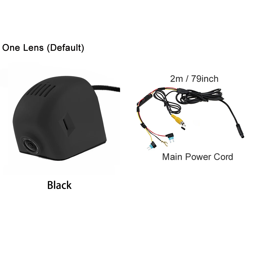 Black Single Camera Автомобильный регистратор DVR видеорегистратор Камера цифровая камера с Wi-Fi для видео Регистраторы для Audi A1 A3 S3 RS3 A4 RS4 A5 S5 A6 S6 A7 A8 Q2 Q3 Q5 Q7 Q8 TT - Название цвета: Black Single Camera