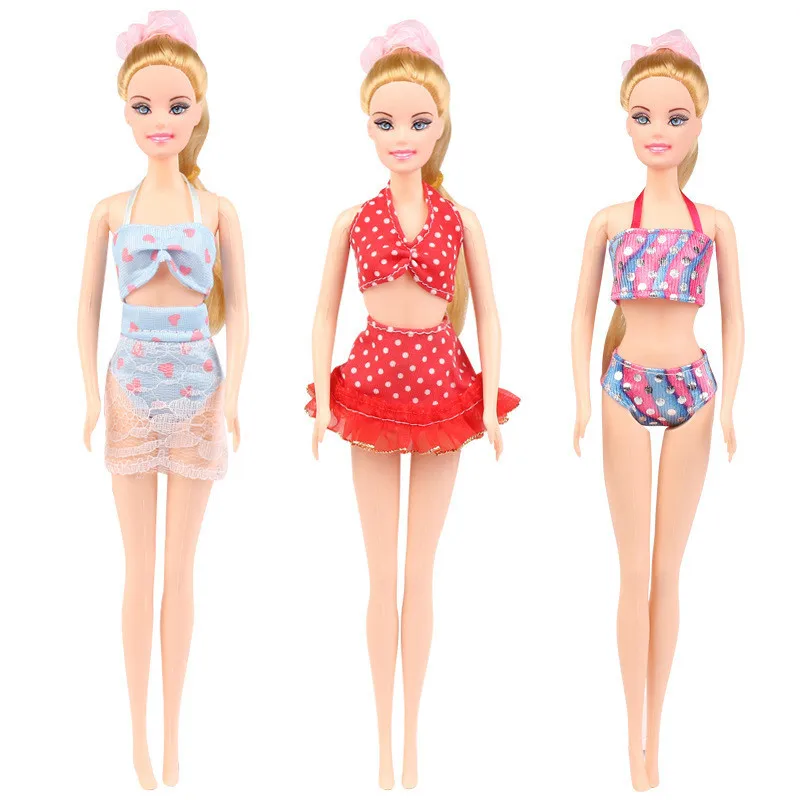 Handmade-Summer-Bikini-Swimwear-Outfit-Set-for-1-6-BJD-FR-SD-Blyth-Doll-Clothes-Dollhouse (1)