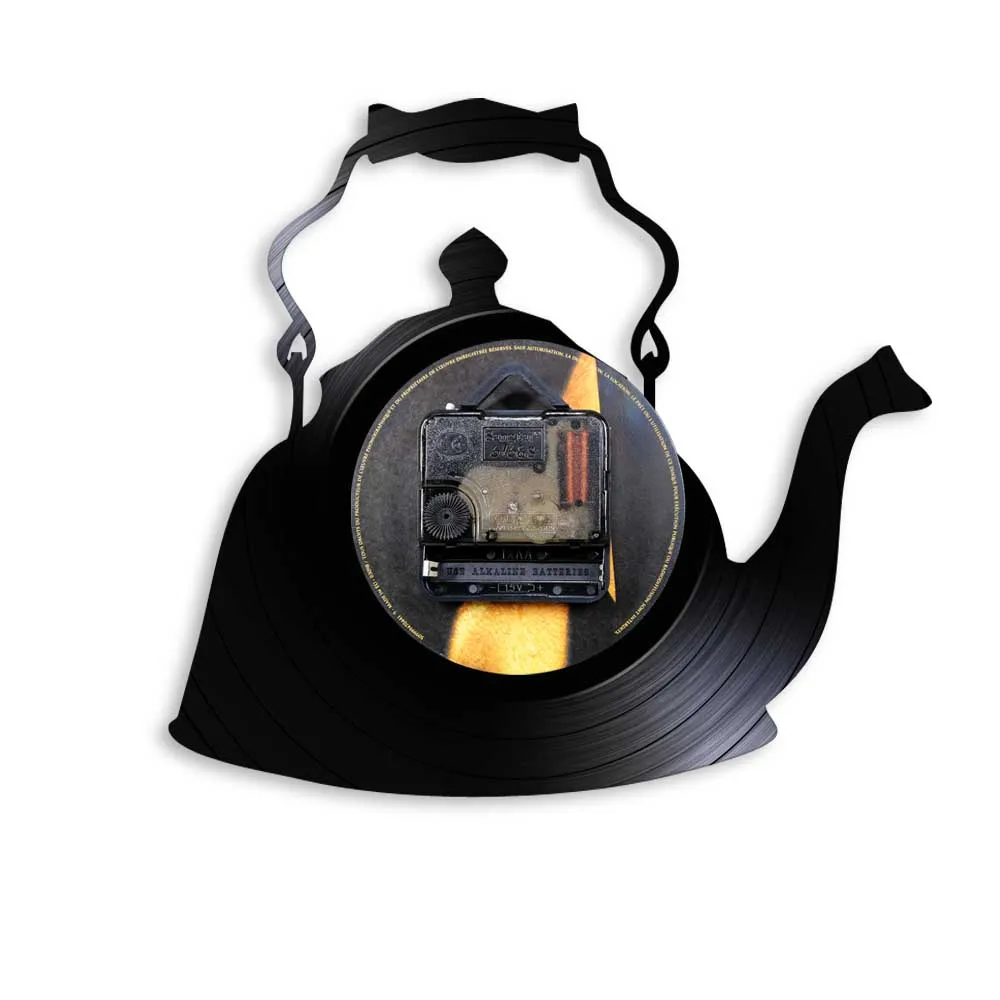 Современные кухонные настенные часы с художественным рисунком для чайной