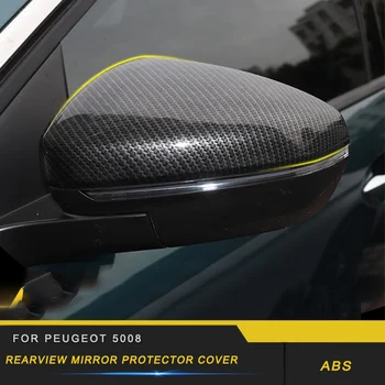 

Auto Car-styling Rearview mirror cover protector cover trim Sticker Exterior Accessories For peugeot 5008 2017-2020