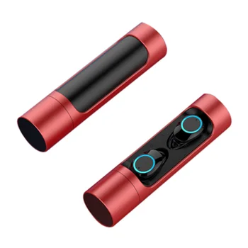 

X8 Press Contact Control Tws True Bluetooth 5.0 Earphone Mini Twins Stereo Headset Red