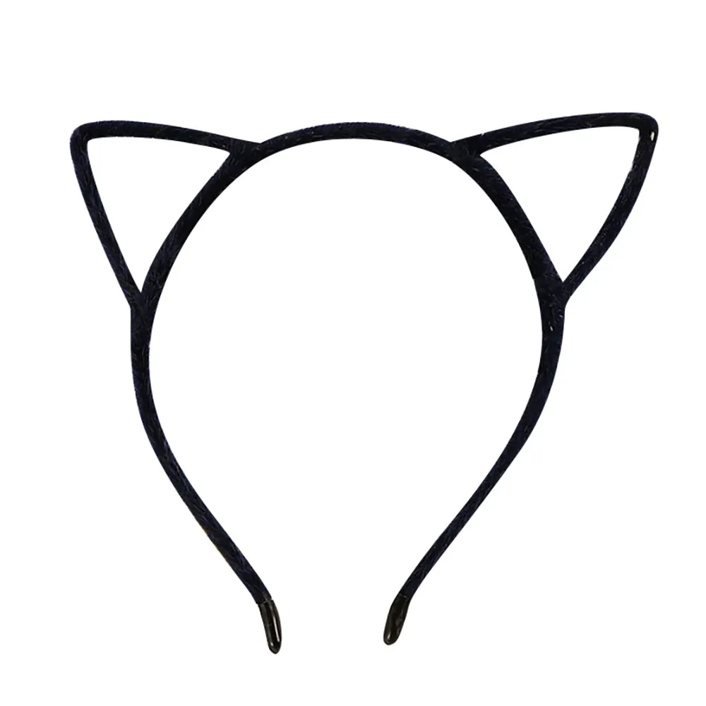  Girls Headband kids cute cat ears and velvet headband  Headwear Hair Accessories baby Washing Face Makeup Headwear