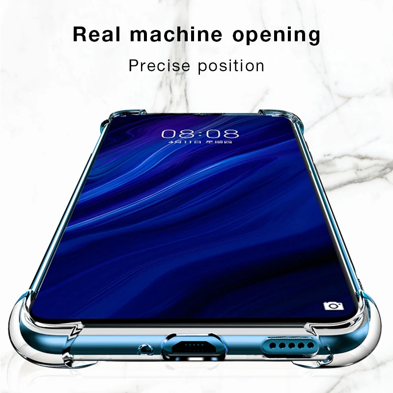 Прозрачный противоударный чехол для телефона Huawei P30 P20 PRO Lite прозрачный защитный