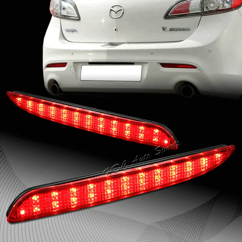 2010 2013 для Mazda 3 MAZDASPEED3 Axela спортивные красные линзы красный Светодиодный