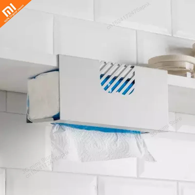 Xiaomi youpin кухонная стойка для бумажного полотенца стойка настенная кованая железная многофункциональная дыропробивная бумажные полотенца вешалка для полотенец
