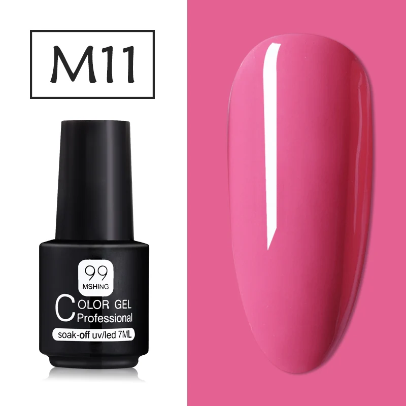 M11 Mshing99 набор гель-лаков все для маникюра Полупостоянный Vernis верхнее покрытие УФ светодиодный Гель-лак замочить от ногтей художественный Гель-лак для ногтей - Цвет: M11