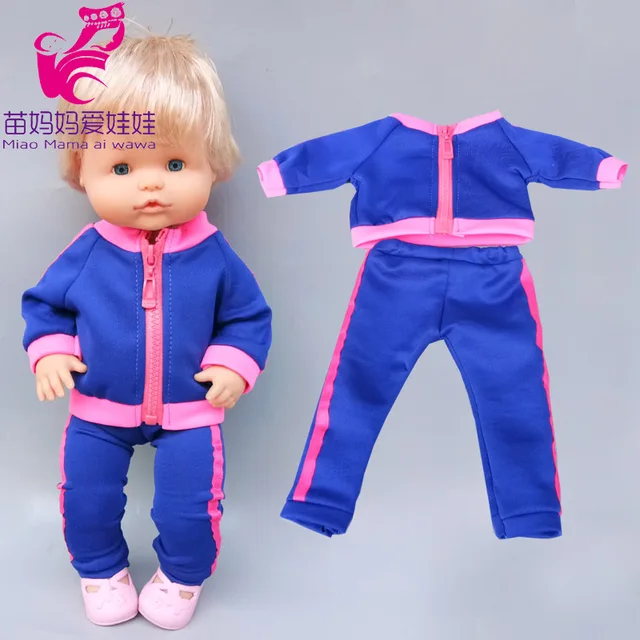 doll Coat for 40cm 42cm Nenuco Ropa y su Hermanita winter doll clothes and pants 2