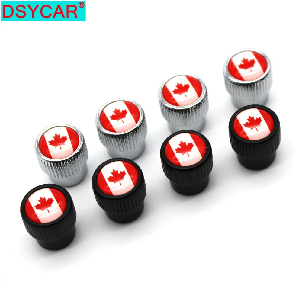 

DSYCAR 4Pcs/Set Car Styling Zinc Alloy Car Tire Valve Caps Wheel Tires Tire Stem Air Cap Airtight Covers
