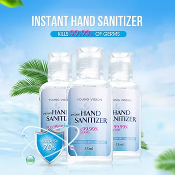

55ml Travel Portable Hand Gel 99.99% Antibacterial Moisturizing Liquid Disposable Quick-Drying No Clean Antibacterial Hand Soap