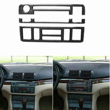 

3pcs Center Trim stickers Car Auto Central For BMW 3 Series E46 1998-2005