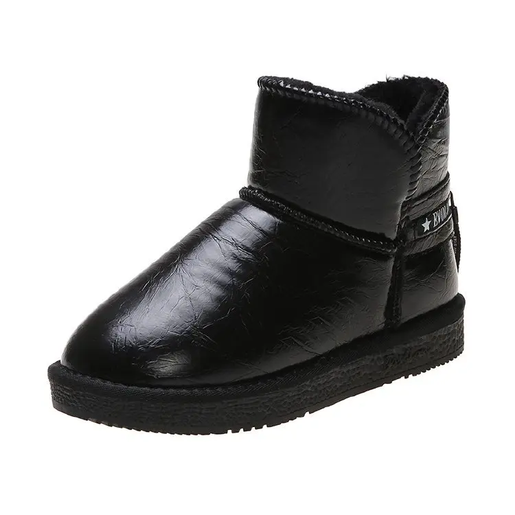 Winter Woman Snow Boots Plush Warm Platform Ladies Shoes Genuine Leather Waterproof Fashion Basic Classic Women Ankle Boots