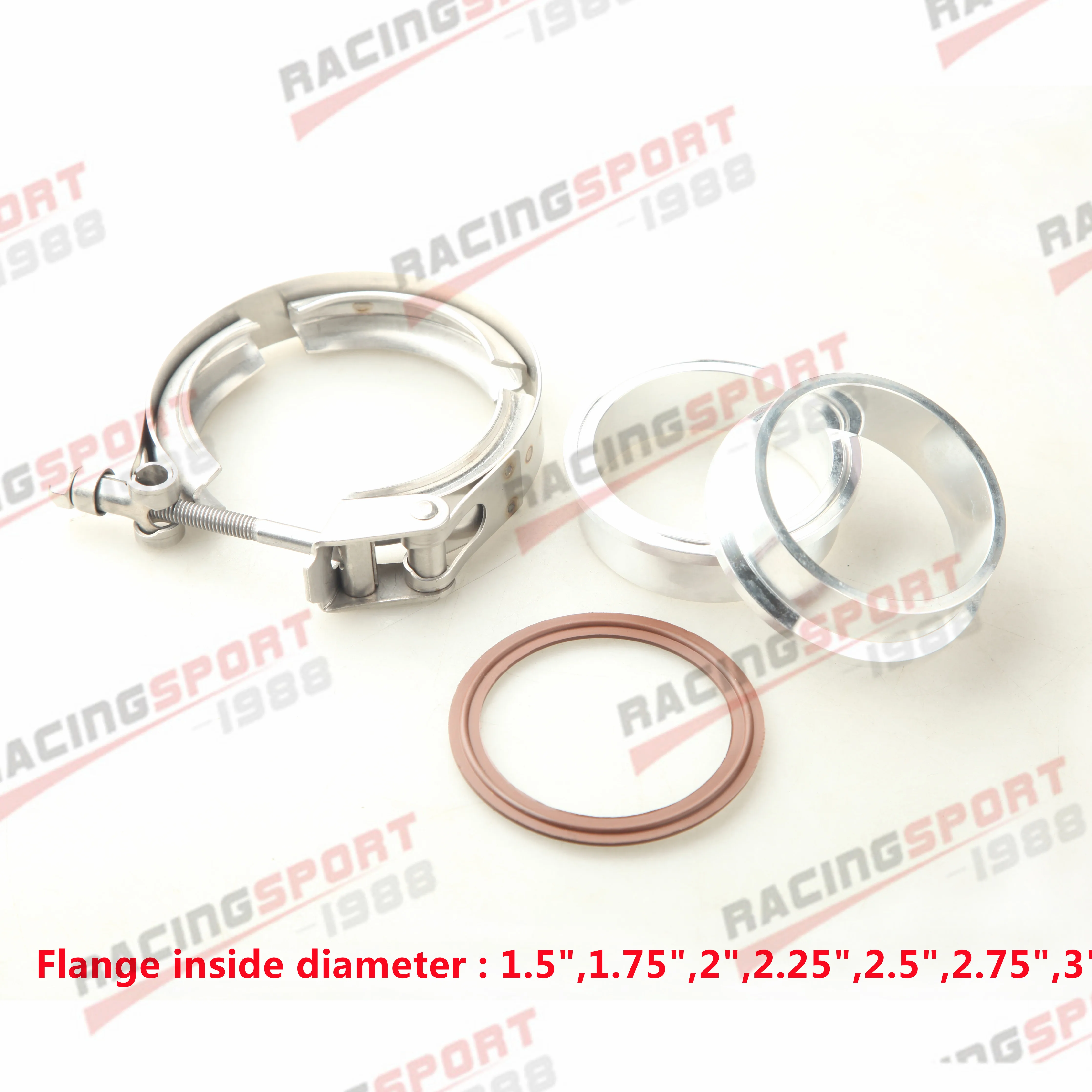 2 2.5 3 3.5 4 ''Auto Auspuff V Band Klemme mit männlichen weiblichen Flansch  Kit Schnell verschluss Auspuffrohr Klemme Kit TP-1011A - AliExpress