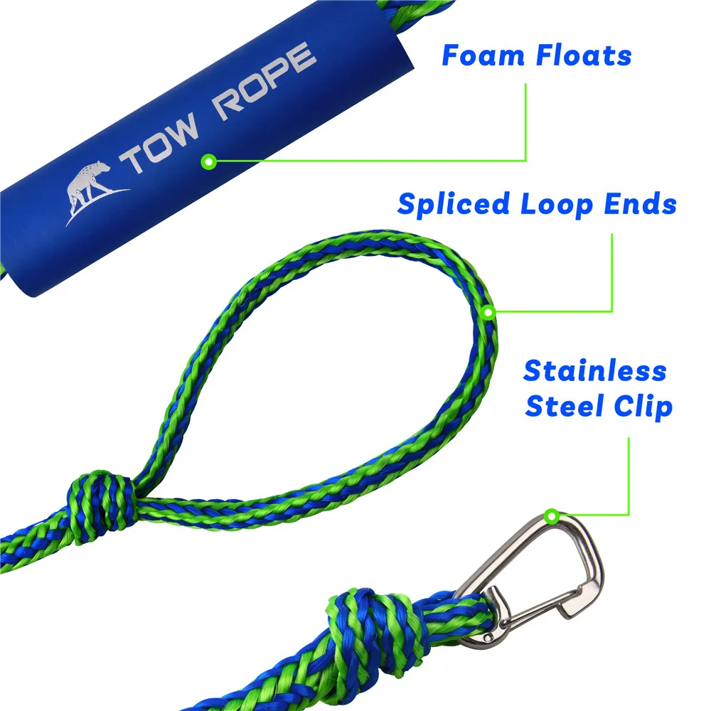 3 Sizes Heavy Duty Braided Dock Line Marine Dock Rope Docking Lines Mooring Rope Boat line 2.1m 3m 4.2m 4