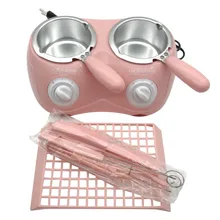 Шоколадные конфеты плавильный горшок Электрический Шоколадный фондю расплава двойной горшок DIY плавильная машина инструмент для приготовления пищи(ЕС Plug