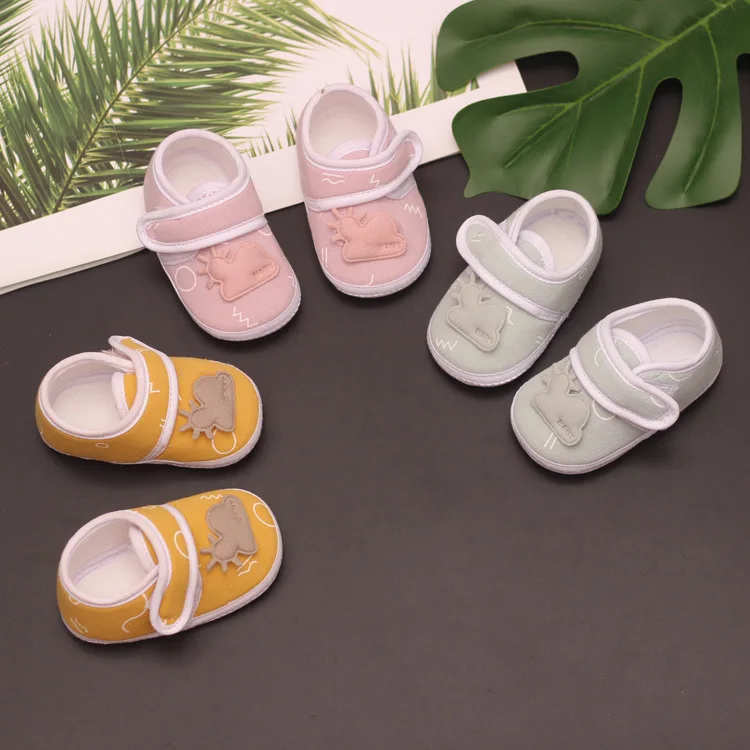 

Babylove mei Autumn 2019 New Style Infants Toddler Shoes Cloth Velcro Anti-slip Fashion Baby Shoes 0-1-Year-Old