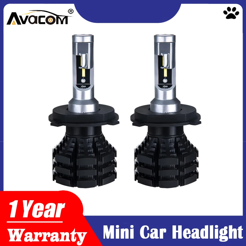 Автомобильные фары Avacom светодиодные H1 H4 H7 H11 9005/HB3 9006/HB4 9012/Hir2 3200K 2200K 10000K 8000K 6500 K мини