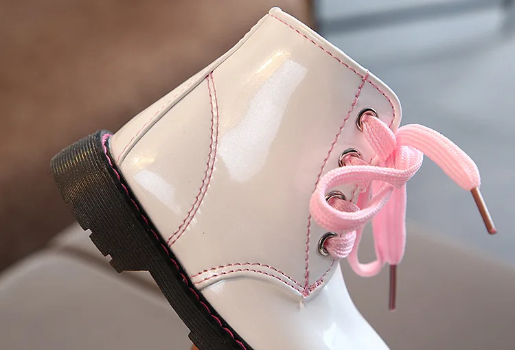 2019 г. Новые брендовые Детские уличные зимние ботинки для маленьких девочек и мальчиков обувь для малышей Детские Ботинки Martin для катания на