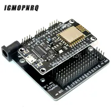 Node mcu kit de desenvolvimento v3 ch340 nodemcu + escudo para motor sem fio esp8266 Esp-12e, diy rc brinquedo controle remoto lua iot esp12e de carro inteligente