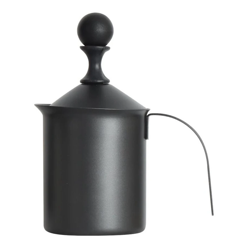 500Ml Manual Milk Frother Stainless Steel Cappuccino Milk Creamer Milk