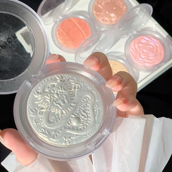 

5-color Facial Highlighter Mineral Highlighter Mashed Potatoes Polarized Pearlescent Shimmer Glitter Brighten Skin Tone