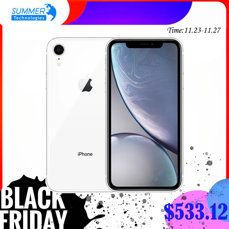 Unlocked Apple iPhone XR Original 4G iOS Liquid