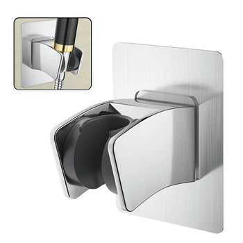 

Punch Free Shower head holder Adjustable Angle Waterproof Non-Slip Modern Wall Mounted Home Bathroom RV Parts Durable Universal