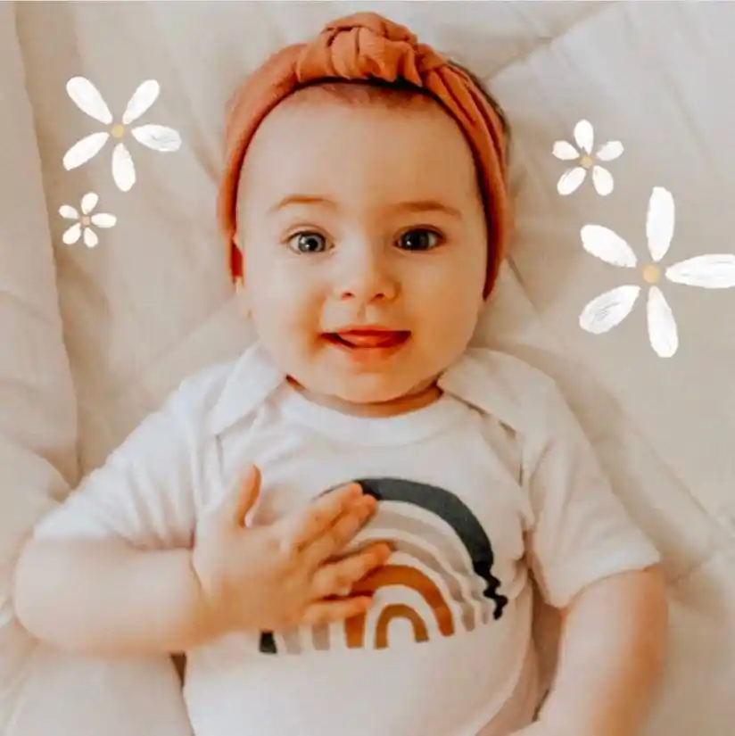 neutral rainbow baby clothes